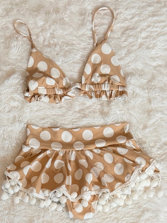Montce Other - Rare Montce Swim Pom-Pom Ruffle Bikini Set - Size S/M - As Seen on Lala Kent VPR